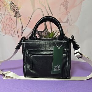 Wild Fable Black Mini Bag with Silver Accents